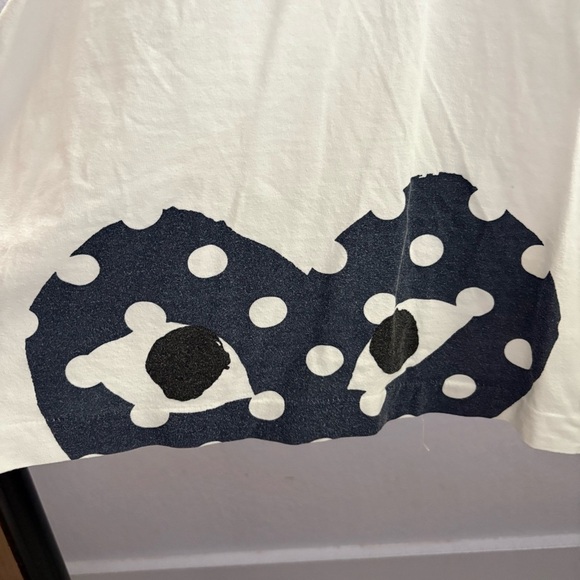 COMMES DES GARCONS CDG Play Japan sz M US sz S Blue Polka Dot Heart Tshirt - Picture 6 of 12